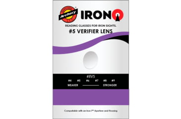 Image of Specialty Archery Iron I Rifle Peep Verifier #5 Purple, 1502636