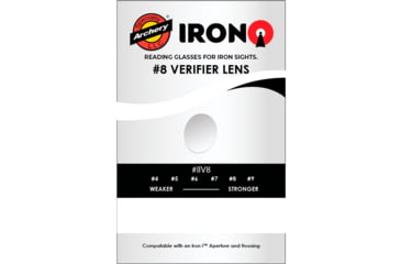 Image of Specialty Archery Iron I Rifle Peep Verifier #8 White, 1502639