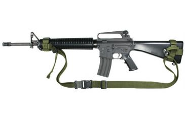 Image of Specter Gear 2 Point Tactical Sling w/ERB, Armed Forces Package - Fits M-16A2/M-4 - Olive Drab
