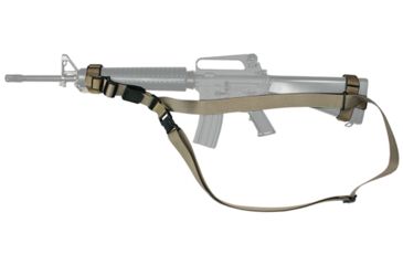 Image of Specter Gear 2 Point Tactical Sling w/ERB, Armed Forces Package - Fits M-16A2/M-4 - Coyote