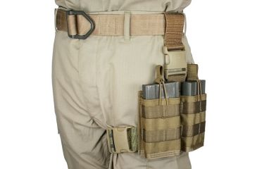 Image of Specter Gear 20 rd. 7.62 x 51mm NATO 2 Magazine Rapid Reload Tactical Thigh Rig,Coyote 741 COY