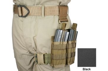 Image of Specter Gear 30 rd. 5.56mm 2 Magazine Rapid Reload Tactical Thigh Rig,Black 740 BLK