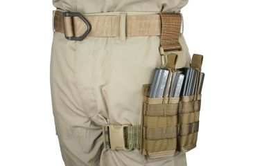 Image of Specter Gear 30 rd. 5.56mm 2 Magazine Rapid Reload Tactical Thigh Rig,Coyote 740 COY
