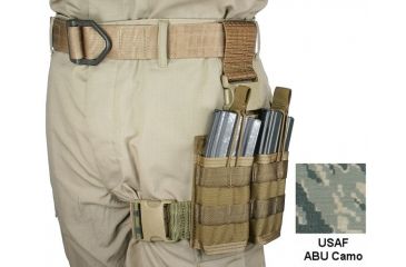 Image of Specter Gear 30 rd. 5.56mm 2 Magazine Rapid Reload Tactical Thigh Rig,USAF ABU Camo 740 ABU