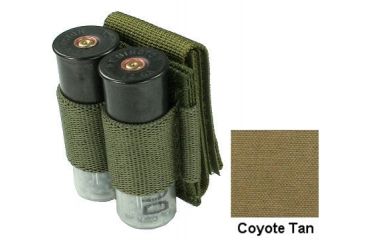 Image of Specter Gear Belt Mounted Double 12ga.Shotgun Shell Carrier,Coyote 696 COY