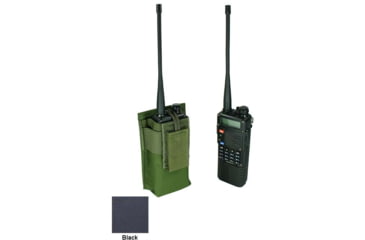Image of Specter Gear Belt Mounted Radio Pouch, fits Baofeng UV-5R / BF-F8HP With Extended Length Battery, Black, 1207 BLK