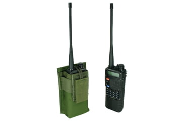 Image of Specter Gear Belt Mounted Radio Pouch, fits Baofeng UV-5R / BF-F8HP With Extended Length Battery, OD Green, 1207 OD