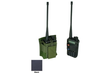 Image of Specter Gear Belt Mounted Radio Pouch, fits Baofeng UV-5R / BF-F8HP With Standard Length Battery, Black, 1205 BLK