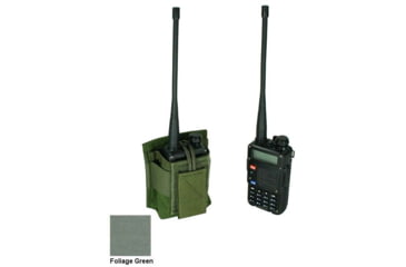 Image of Specter Gear Belt Mounted Radio Pouch, fits Baofeng UV-5R / BF-F8HP With Standard Length Battery, Foliage Green, 1205 FG