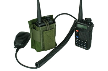 Image of Specter Gear Belt Mounted Radio Pouch, fits Baofeng UV-5R / BF-F8HP With Standard Length Battery, OD Green, 1205 OD
