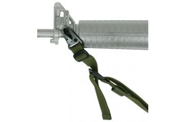 Image of Specter Gear CCS Convertible 1 or 2 Point Tactical Sling, Steel Hook Attachment Version, Olive Drab, 842 OD-ERB