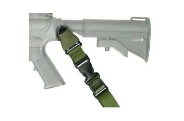 Image of Specter Gear CCS Convertible 1 or 2 Point Tactical Sling, Steel Hook Attachment Version, Olive Drab, 842 OD-ERB