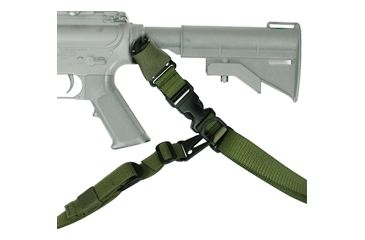 Image of Specter Gear CCS Convertible 1 or 2 Point Tactical Sling, Steel Hook Attachment Version, Olive Drab, 842 OD-ERB