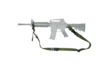 Image of Specter Gear CCS Convertible 1 or 2 Point Tactical Sling, Steel Hook Attachment Version, Olive Drab, 842 OD-ERB
