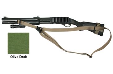 Image of Specter Gear CQB Sling, Remington 870 and 11/87 w/ Hogue 12in LOP Stock, Ambidextrous - OD Green 752 OD
