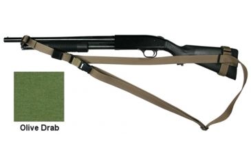 Image of Specter Gear CST Sling, Mossberg 500 w/ Hogue 12in LOP Stock, Ambidextrous - OD Green 757 OD
