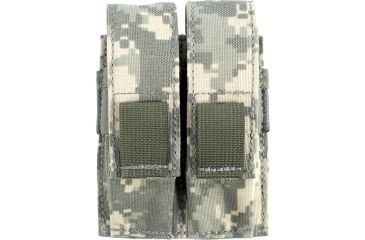 Image of Specter Gear Double Universal Pistol Magazine Pouch, MOLLE Compatible - ACU Camo