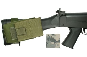 Image of Specter Gear FN FAL Buttstock Magazine Pouch, Holds (1) 20 rd. 7.62x51mm Magazine, Fits Fixed Stocked FN FAL Type Rifles, Army ACU Camo, Army ACU Camo 838-ACU