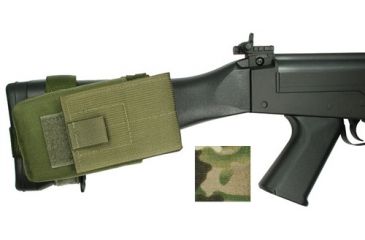 Image of Specter Gear FN FAL Buttstock Magazine Pouch, Holds (1) 20 rd. 7.62x51mm Magazine, Fits Fixed Stocked FN FAL Type Rifles, Multicam, Multicam 838-MULT