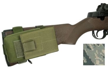Image of Specter Gear M-14 Buttstock Magazine Pouch, Holds (1) 20 rd. 7.62x51mm Magazine, Fits Fixed Stocked M-14 Rifles, USAF ABU Camo, USAF ABU Camo 837-ABU