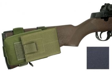 Image of Specter Gear M-14 Buttstock Magazine Pouch, Holds (1) 20 rd. 7.62x51mm Magazine, Fits Fixed Stocked M-14 Rifles, Black, Black 837-BLK