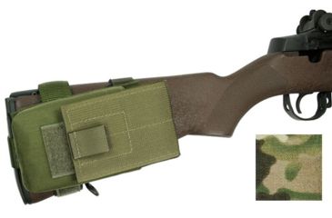 Image of Specter Gear M-14 Buttstock Magazine Pouch, Holds (1) 20 rd. 7.62x51mm Magazine, Fits Fixed Stocked M-14 Rifles, Multicam, Multicam 837-MULT
