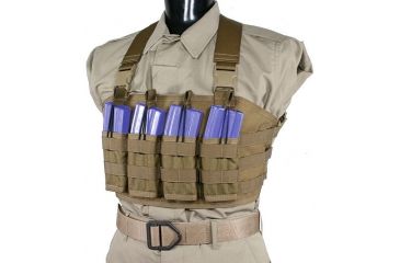 Image of Specter Gear M-2 Mk-1 Rapid Reload Chest Carrier (5.56mm) - Coyote 593 COY
