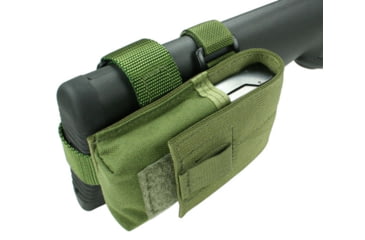 Image of Specter Gear Mini-14 Buttstock Magazine Pouch BMP, Holds 1, 20 round 5.56mm Magazine, Rear Adapter Provided, Black, 911 BLK