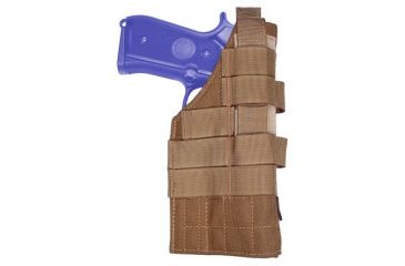 Image of Specter Gear MOLLE/PALS Compatible Modular Tactical Holster, Browning Hi Power, 5in. Barrel, Coyote 604 COY