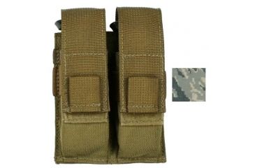 Image of Specter Gear MOLLE Double Universal Pistol Magazine Pouch, Air Force Tiger Stripe - 275-ABU