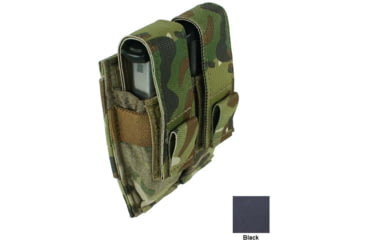 Image of Specter Gear MOLLE Double Universal Pistol Magazine Pouch, Vertical Draw, Black, 1135 BLK