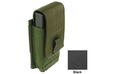 Image of Specter Gear MOLLE/ PALS Compatible Modular 7.62 NATO 20rd. Magazine Single Pocket Single Magazine Pouch,Black 745 BLK