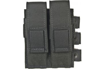 Image of Specter Gear MOLLE/PALS Modular Double Universal Pistol Mag Pouch, Horizontal - Black 611 BLK