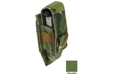 Image of Specter Gear MOLLE Single Universal Pistol Magazine Pouch, Vertical Draw, OD Green, 1134 OD