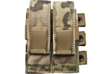 Image of Specter Gear Mollepals Modular Double Universal Pistol Mag Pouch Horizontal Multicam 611 Mult
