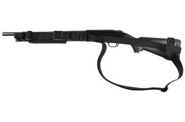 Image of Specter Gear SOP Sling, Ambidextrous - Black - Mossberg 500 Red. Length of Pull