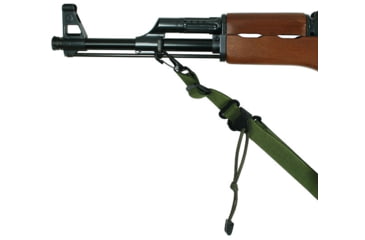 Image of Specter Gear Raider 2 Point Tactical Sling, AK-47 with Folding Stock, Braided Lanyard, Emergency Release, Black, 548 BLK-ERB-BL