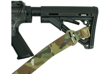 Image of Specter Gear Recon 2 Point Tactical Sling, M-4A1, with Magpul collapsible stock &amp; side front sling swivel, Emergency Release, Olive Drab Green, 1109 OD-ERB