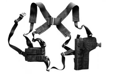 Image of Specter Gear Shoulder Holster w/ Double Mag Pouch, M9 / Beretta 92F - Black, 418-LH-BLK 