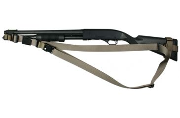 Image of Specter Gear SOP Sling, Winchester 1300 / FN Police  w/ Hogue 12in LOP Stock, Ambidextrous - Coyote 766 COY