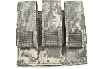 Image of Specter Gear Triple Universal Pistol Magazine Pouch 2 2 25in Belts Acu Camo