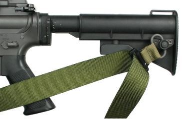 Image of Specter Gear Universal QD Swivel SOP 3 Point Tactical Sling, Olive Drab, w/ERB, Olive Drab 852-OD-ERB