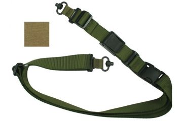 Image of Specter Gear Universal QD Swivel SOP 3 Point Tactical Sling, Coyote, w/ERB, Coyote 852-COY-ERB