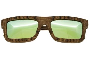 Image of Spectrum Sunglasses Burrow S118GY Sunglasses, Brown Frame, Green Lens SSGS118GY