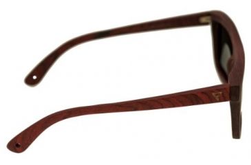 Image of Spectrum Sunglasses Clark S119BK Sunglasses, Cherry Frame, Black Lens SSGS119BK