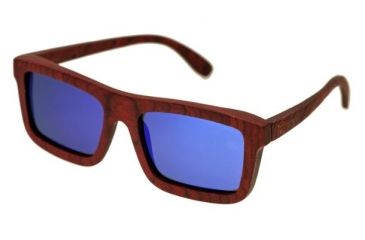Image of Spectrum Sunglasses Clark S119BL Sunglasses, Cherry Frame, Blue Lens SSGS119BL