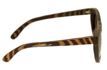 Image of Spectrum Sunglasses Dorian S128BN Sunglasses, Cherry Zebra Frame, Brown Lens SSGS128BN