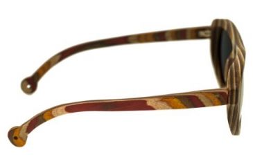 Image of Spectrum Fanning Wood Sunglasses, Multi Frame, Gold Lens, One Size, SSGS114GD