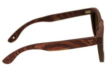 Image of Spectrum Irons Wood Sunglasses, Cherry Frame, Brown Lens, Cherry/Brown, One Size, SSGS105BN