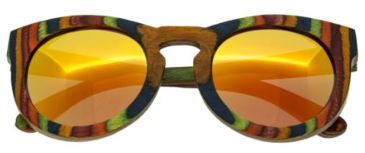 Image of Spectrum Sunglasses Kekai S125rd Sunglasses, Multi Frame, Red Lens SSGS125RD